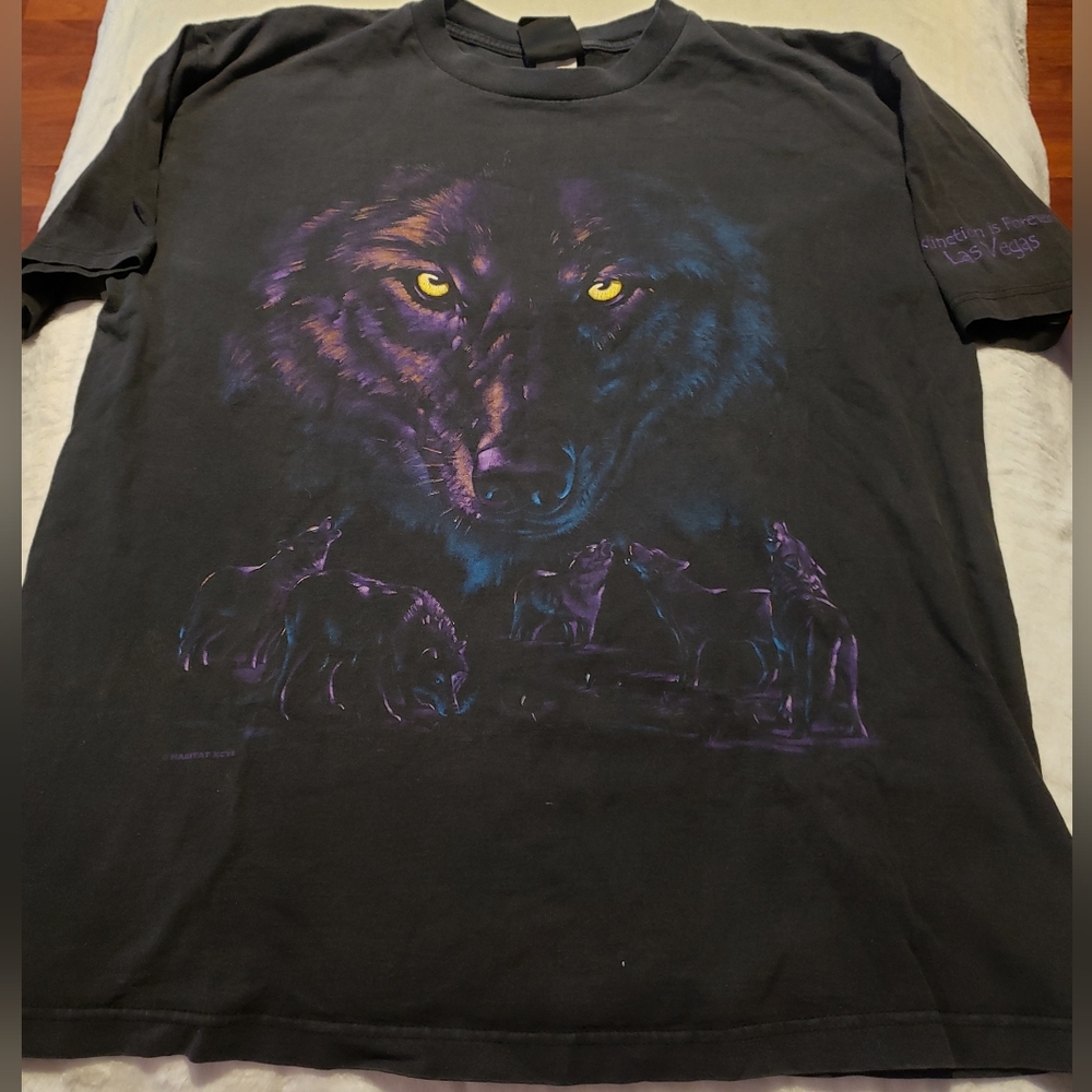 Vintage Wolf Pack Shirt Mens XL